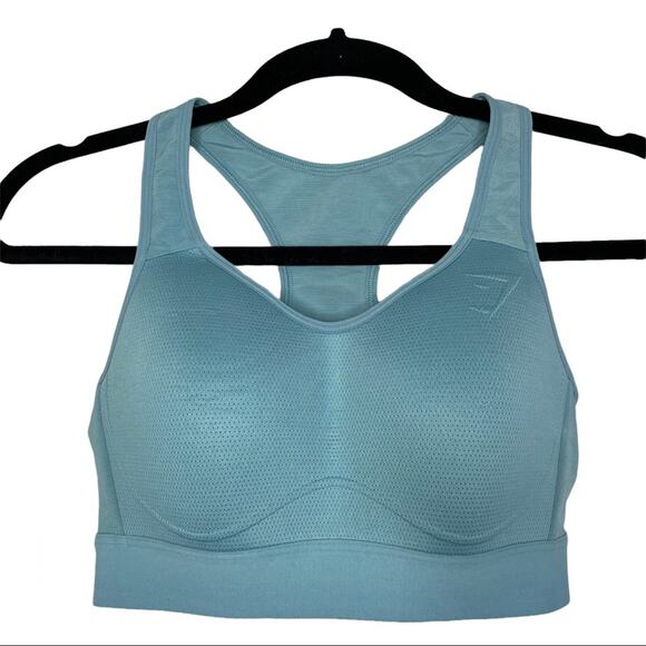 Gymshark Other - Gymshark Lightweight High Support Training Sports Bra Small Blue